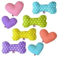thumbnail image 1 of Pet and Dog Plush Heart or Bone Toy, "Polka Dots Group" (Available in different sizes, and 6 different pattern options!), 1 of 8