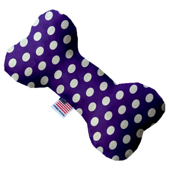 Pet and Dog Plush Heart or Bone Toy, "Swiss Dots Group" (Available in different sizes, and 10 different pattern options!)