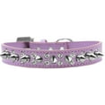 thumbnail image 1 of Pet and Dog Spike Collar, "Double Crystal  Silver Spikes", 1 of 8