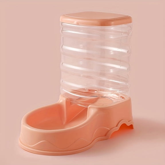 Pet automatic feeder cat drinking water bowl cat bowl dog bowl 3.8L large capacity grain storage barrel pet supplies