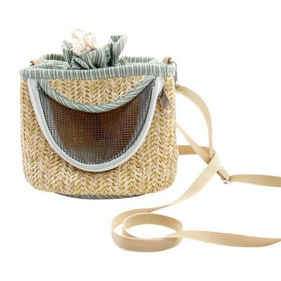 Pet backpack Portable Hamster Rabbit Carrier Backpack Breathable Cool Hedgehog Outing Cage Guinea Pig Rat Pet Travel Bag