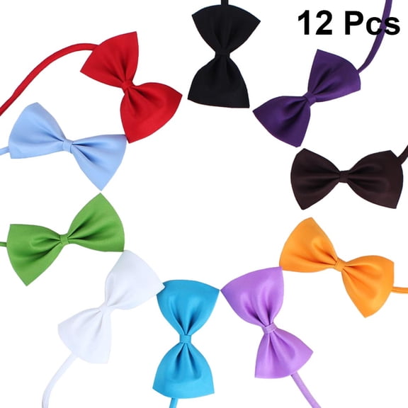 Pet bow tie 12PCS Pet Accessories Bow Pet Bowknot Bow Tie Puppy Dog Small Cat Bow Tie Pet Decors Supplies