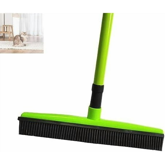 Pet carpet hair removal broom