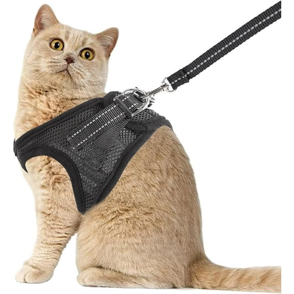 Pet dog/cat vest for warmth in autumn and winter/All-season, with D-ring traction buckle, adjustable refle