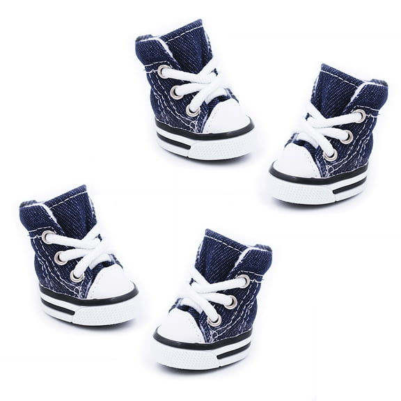 Pet dog shoes Four season sports canvas sneakers Warm soft soled small dog shoes,xs，G90348
