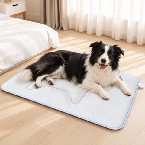 Nycoba PCM Reversible Dog Mat, Double-Sided Self-Cool & Warm Pet Pad, Washable Dog Blanket for Crate, Kennel, Sofa & Floor