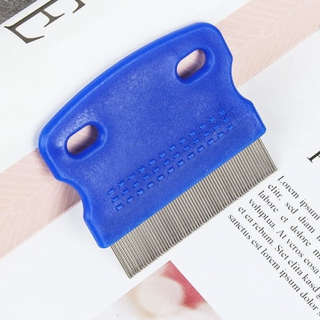?Pet flea comb?Cats cleaning and grooming dense tooth comb Teddy Bichon massage comb pet comb massage