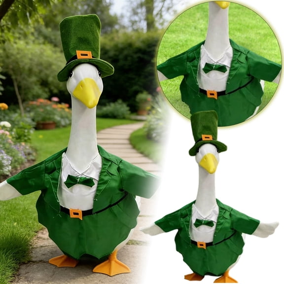 Pet for Porch Animal Handmade Goose Outfit with Realistic Design for Indoor and Outdoor Use in Pet Clothes Category