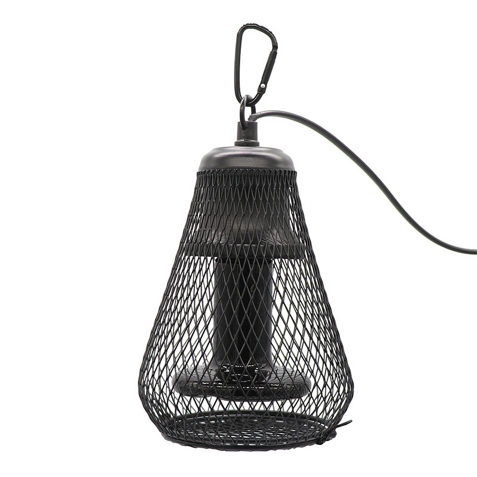 Pet heating warm lamp parrot tortoise reptile ceramic lamp cat dog bird cage cage anti-scald lampshade