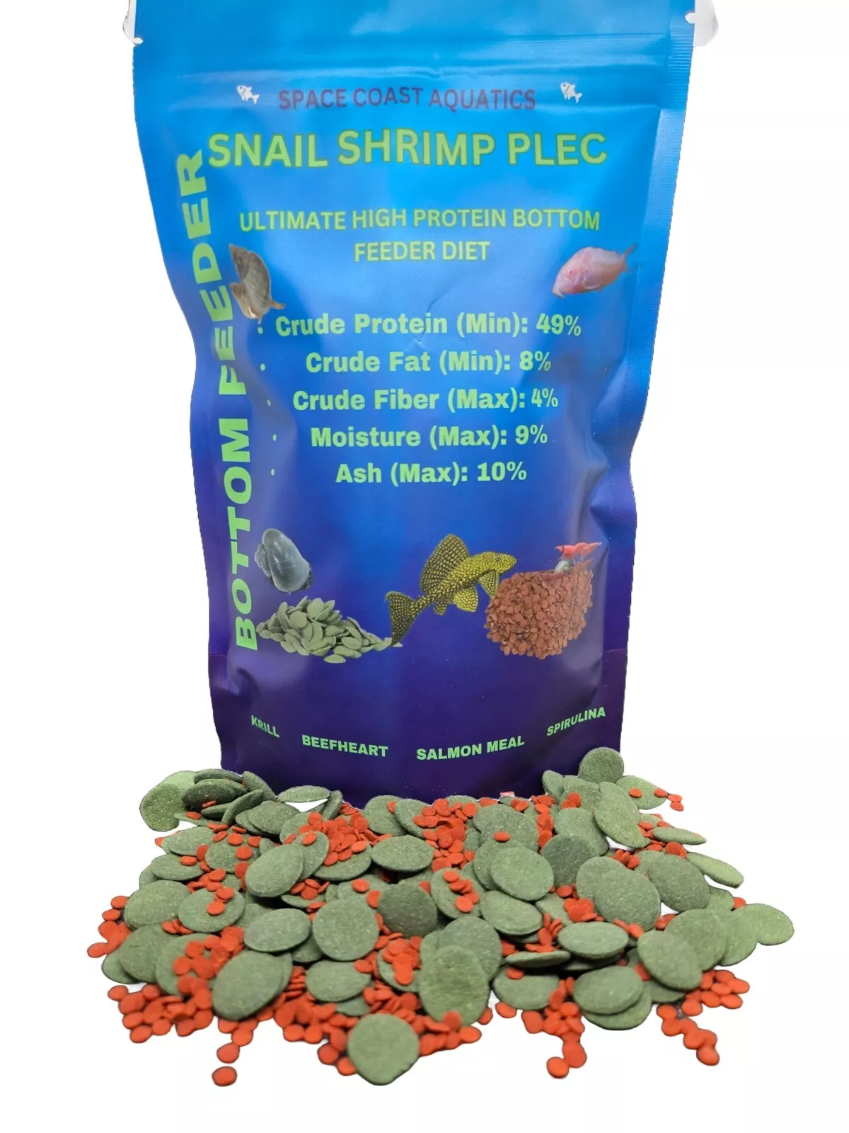 Pet kare - Micro Mix - Sinking Blended Diet for Snails, Shrimp & Bottom Feeding Fish