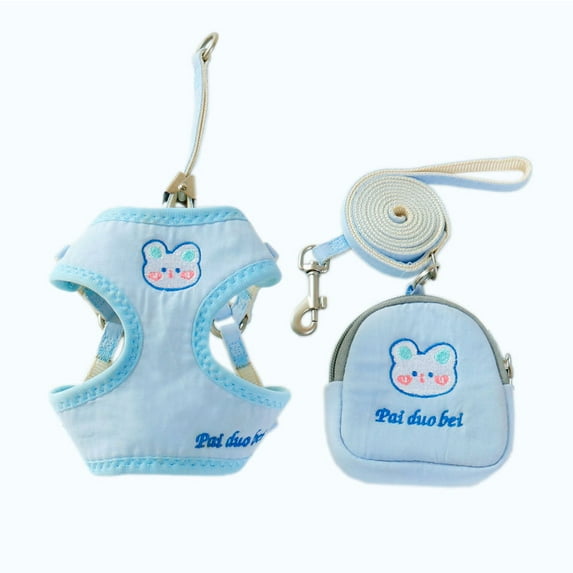 Pet leash dog walking anti slip cat leash cat leash vest style cat leash harness cat leash Breathable without strangling the neck