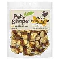 Pet 'n Shape Chik 'n & Peanut Butter Biscuits, 12 oz - Healthy, Protein Rich Treats for Dogs - Dog Chews — Healthy Dog Treats