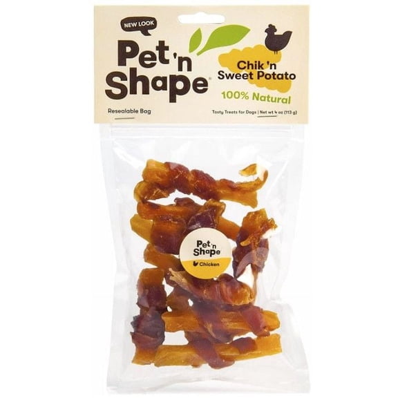 Pet n Shape Chik n Sweet Potato Dog Treats [Dog, Treats Packaged] 4 oz