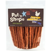 Pet 'n Shape Chik 'n Sweet Potato Stix – Made and Sourced in The USA- Natural Healthy Dog Treat, 14 Ounce