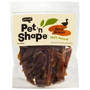 Pet 'n Shape Duck Breast Fillets Dog Treats, 16 oz. Chews in Resealable Bag