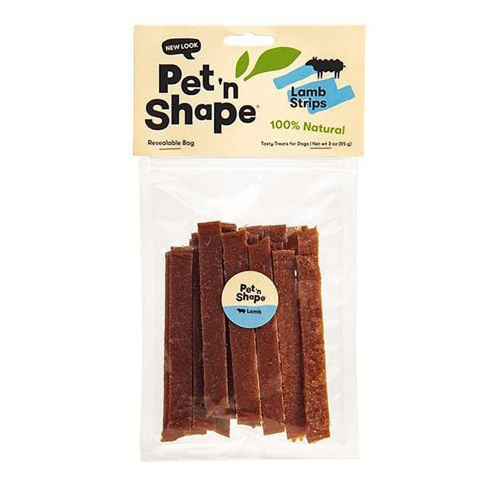 Pet 'n Shape Lamb Strips Dog Treat [Dog, Treats Packaged] 3 oz