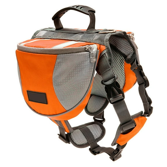 Pet outdoor supplies Dog saddle bag is suitable for camping hiking training