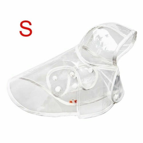 Pet raincoat Casual Dogs Transparent Dog Coat Rain Waterproof for Jacket Cute