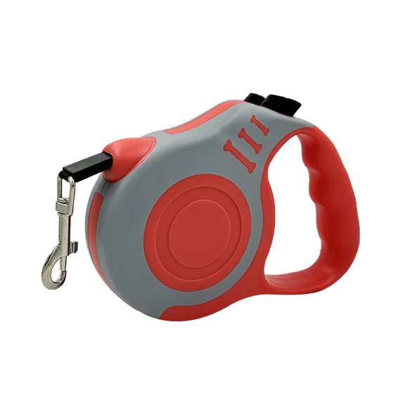 Pet retractable dog leash, 9.9 foot automatic retractable towing rope, anti slip handle, one click brake and lock without tangling dog retractable towing rope