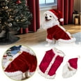 thumbnail image 1 of Pet's Clothes Christmas Holiday Santa Costume Suitable For Small Medium And Large Dogs With And A Hat Perfect For Holiday Parties., 1 of 5