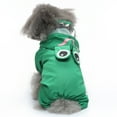 thumbnail image 1 of Pet's Clothes In Rainy Days Pet's Four Foot Reflective Raincoat Frog Pattern Dog Poncho, 1 of 5