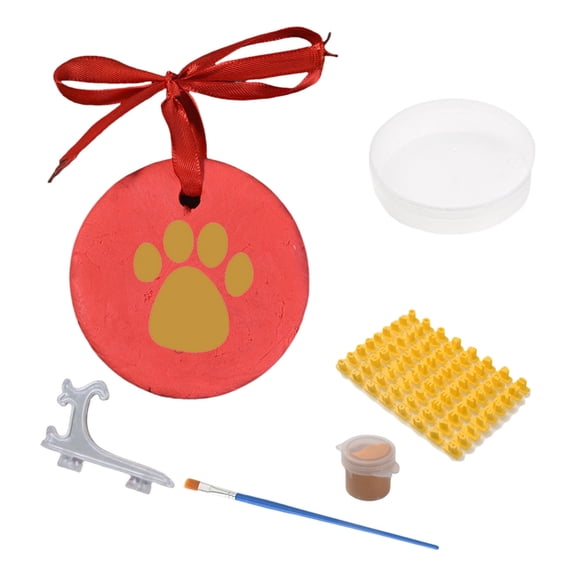 Pet's Pawprints with This Easy to Use Set Featuring Safe Clay and Stylish Display Option