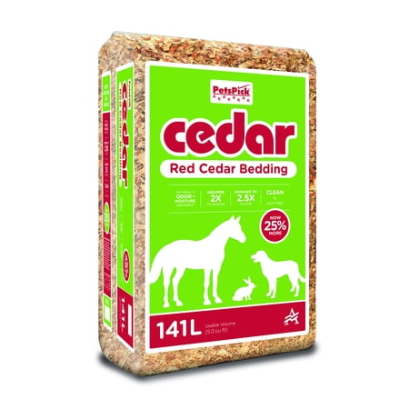 Pet's Pick Cedar Bedding, 5.0 cu ft