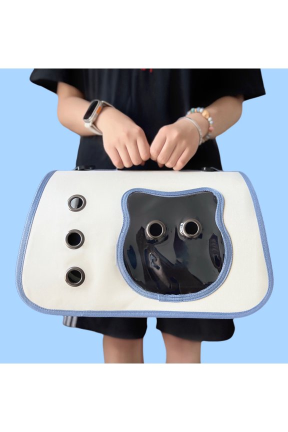 Pet supplies cat bag, portable handbag for cats and pets, suitable for all seasons, foldable crossbody bag
