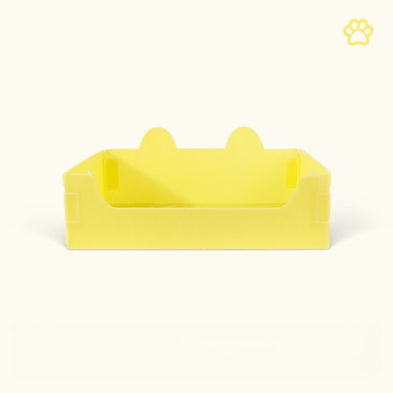Pet supplies disposable cat litter box PP foldable waterproof cat litter boxenvironmentally friendlymaterial large cat litterbox