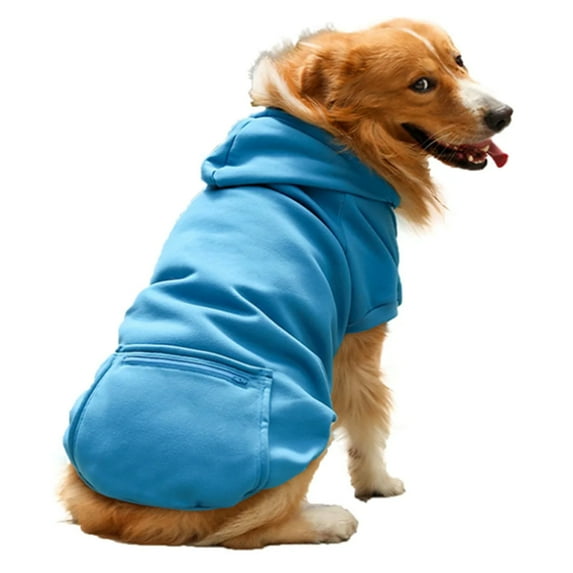 Pet supplies large, medium and small size dog clothes zipper pocket sweater,4xl,G177315