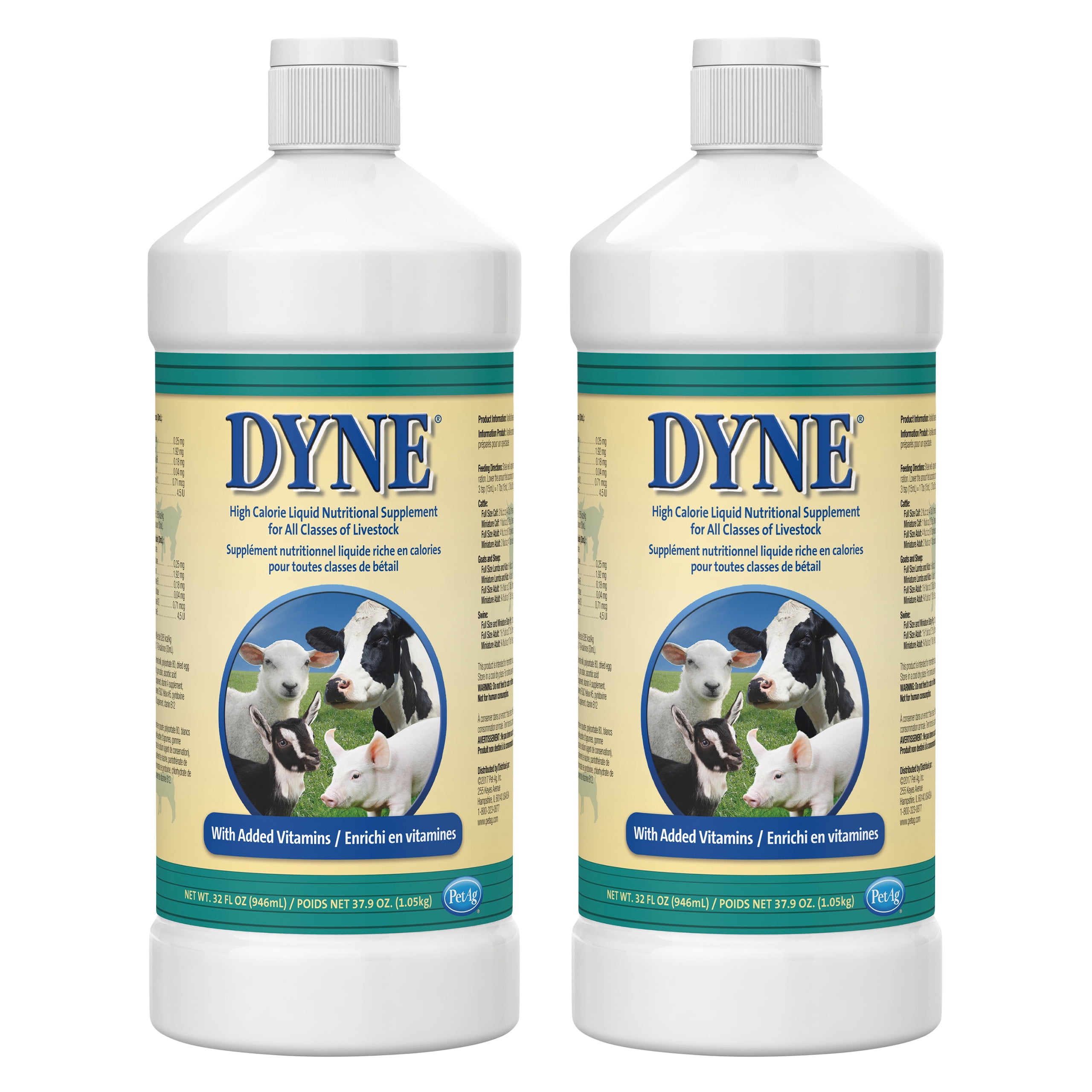 PetAg Dyne HighCalorie Liquid Nutritional Supplement for Livestock
