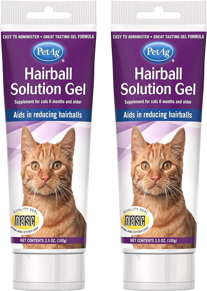 PetAg Hairball Remedy for Cats Gel Supplement Hairball Remedy for Cats 3.5 oz 2 Pack