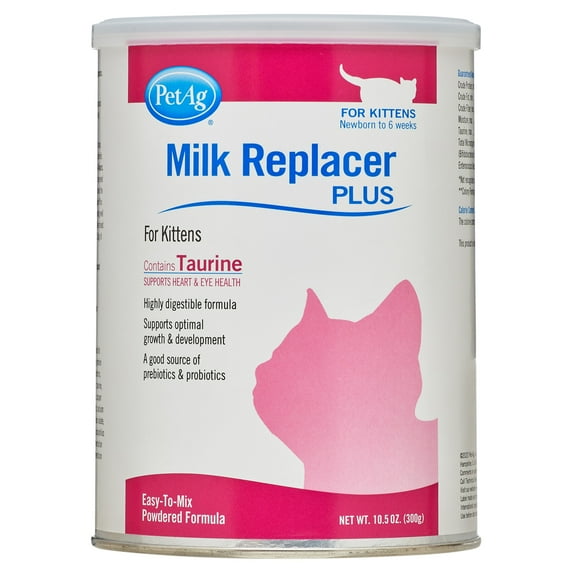 PetAg Milk Replacer Plus for Kittens and Cats, 10.5 oz