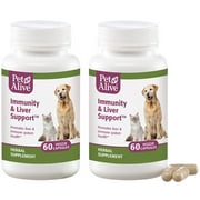 PetAlive Immunity and Liver Support Veggie Cap 2 Pack