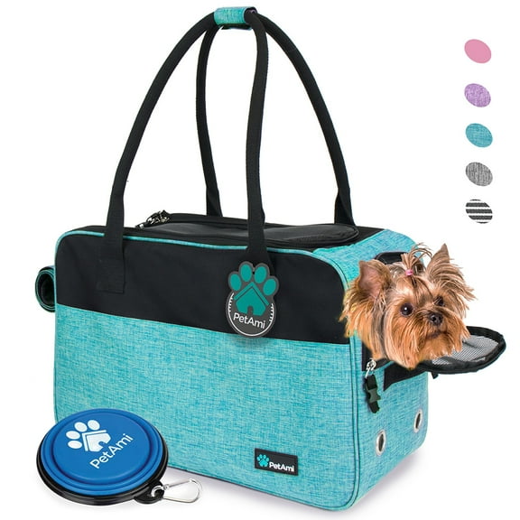 PetAmi Airline Approved Dog Purse Carrier, Blue