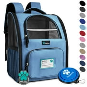 PetAmi Deluxe Pet Carrier Backpack, Light Blue