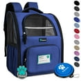 thumbnail image 1 of PetAmi Deluxe Pet Carrier Backpack, Royal Blue, 1 of 7