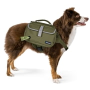 PetAmi Dog Backpack for Medium & Large Dogs, Saddle Bag for Dogs to Wear for Hiking, Pet Backpack Harness Dog Pack with Reflective Side Pockets for Walking Running.