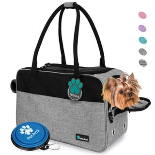  BETOP HOUSE Pet Carrier Tote Around Town Pet Carrier Portable  Dog Handbag Dog Purse for Outdoor Travel Walking Hiking, Brown,  14.17''*11''*6.3'' : Pet Supplies