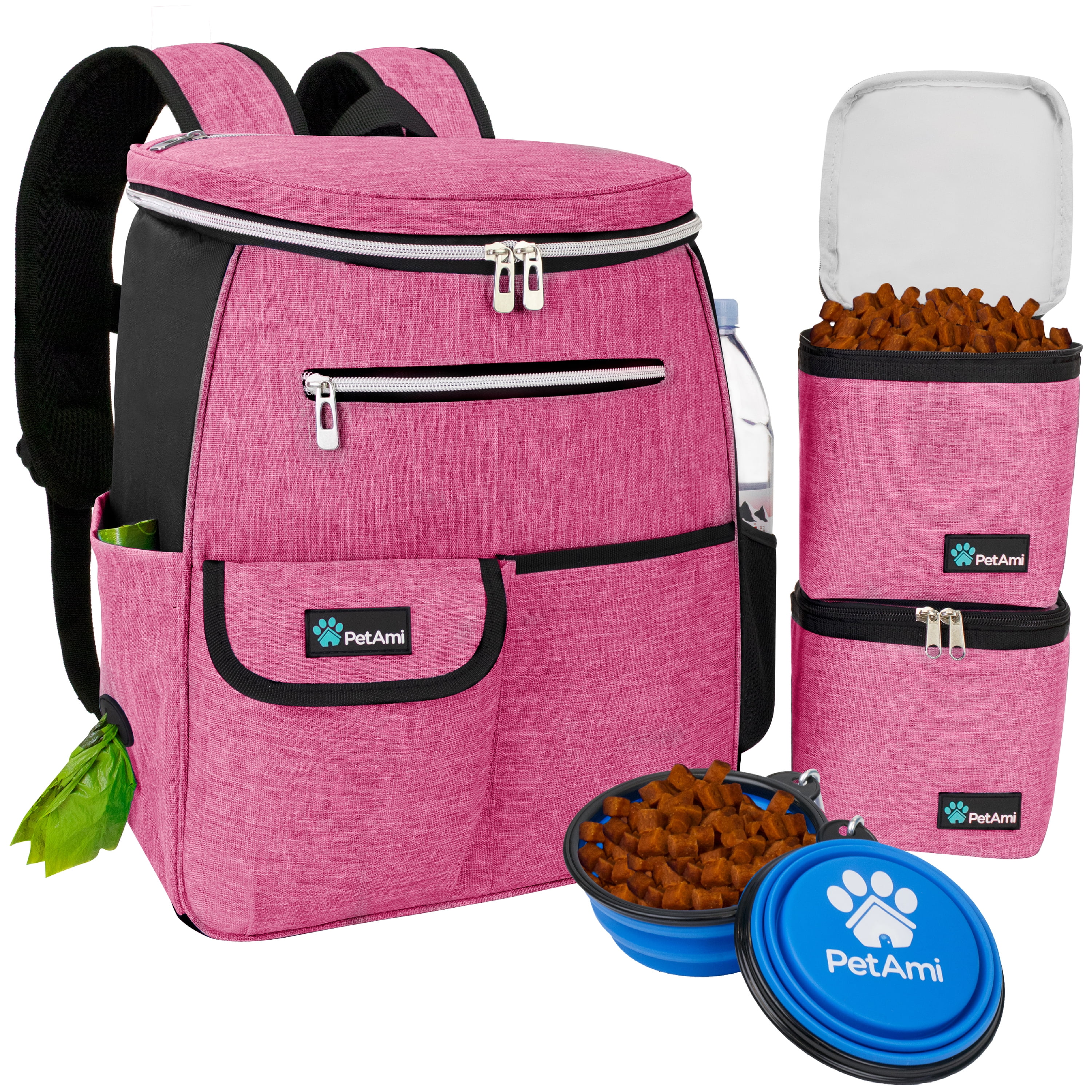 PetAmi Dog Travel Backpack, 27L, Airline Approved, Teal Blue - Walmart.com