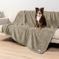 thumbnail image 1 of PetAmi Fluffy Waterproof Dog Blanket for Bed Large Dogs, Soft Warm Pet Sherpa Throw Pee Proof Couch Cover, Reversible Cat Blanket Sofa Crate Kennel Protector, Washable Mat (Taupe Camel, 60x80), 1 of 9
