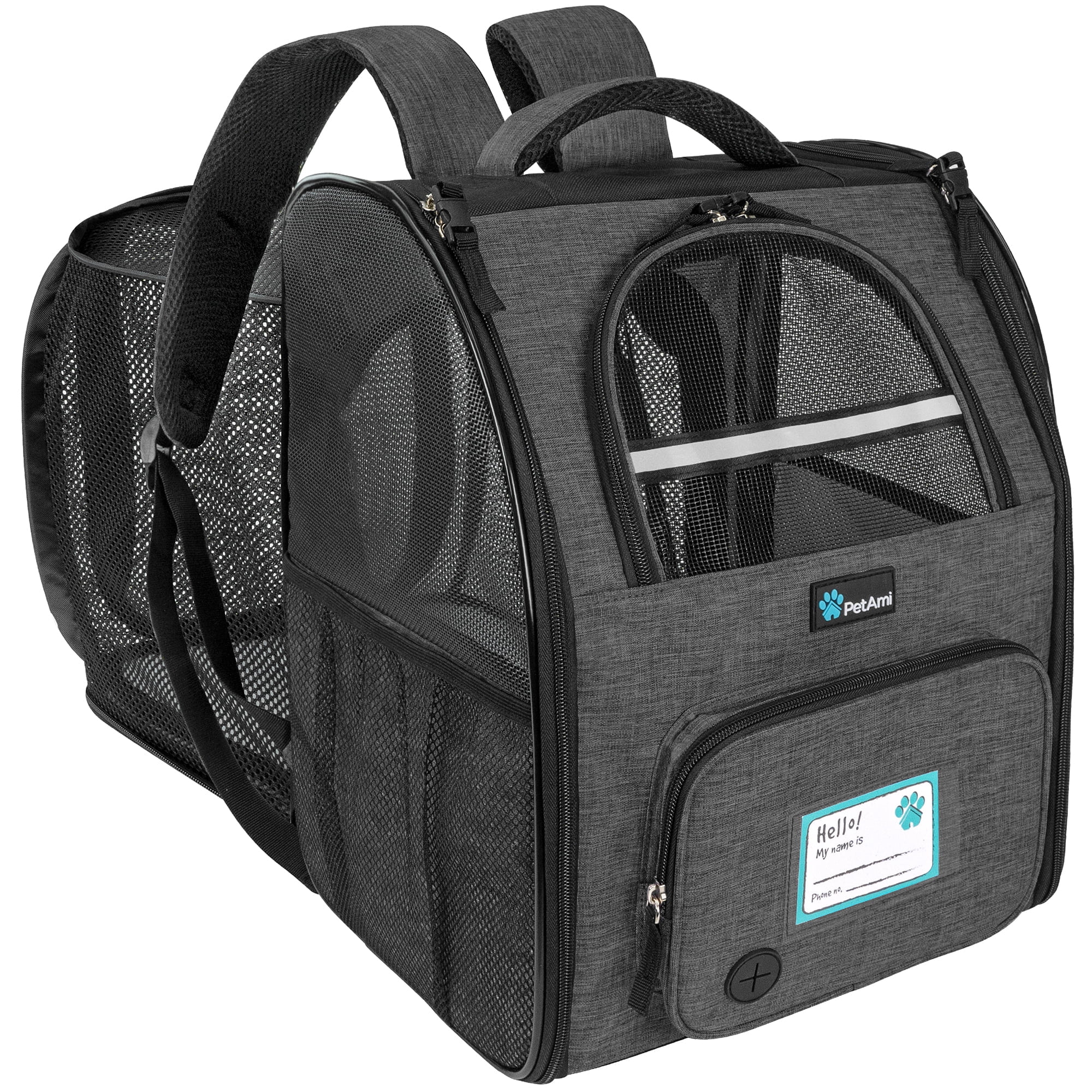 PetAmi Expandable Backpack Carrier for Dogs & Cats, Airline