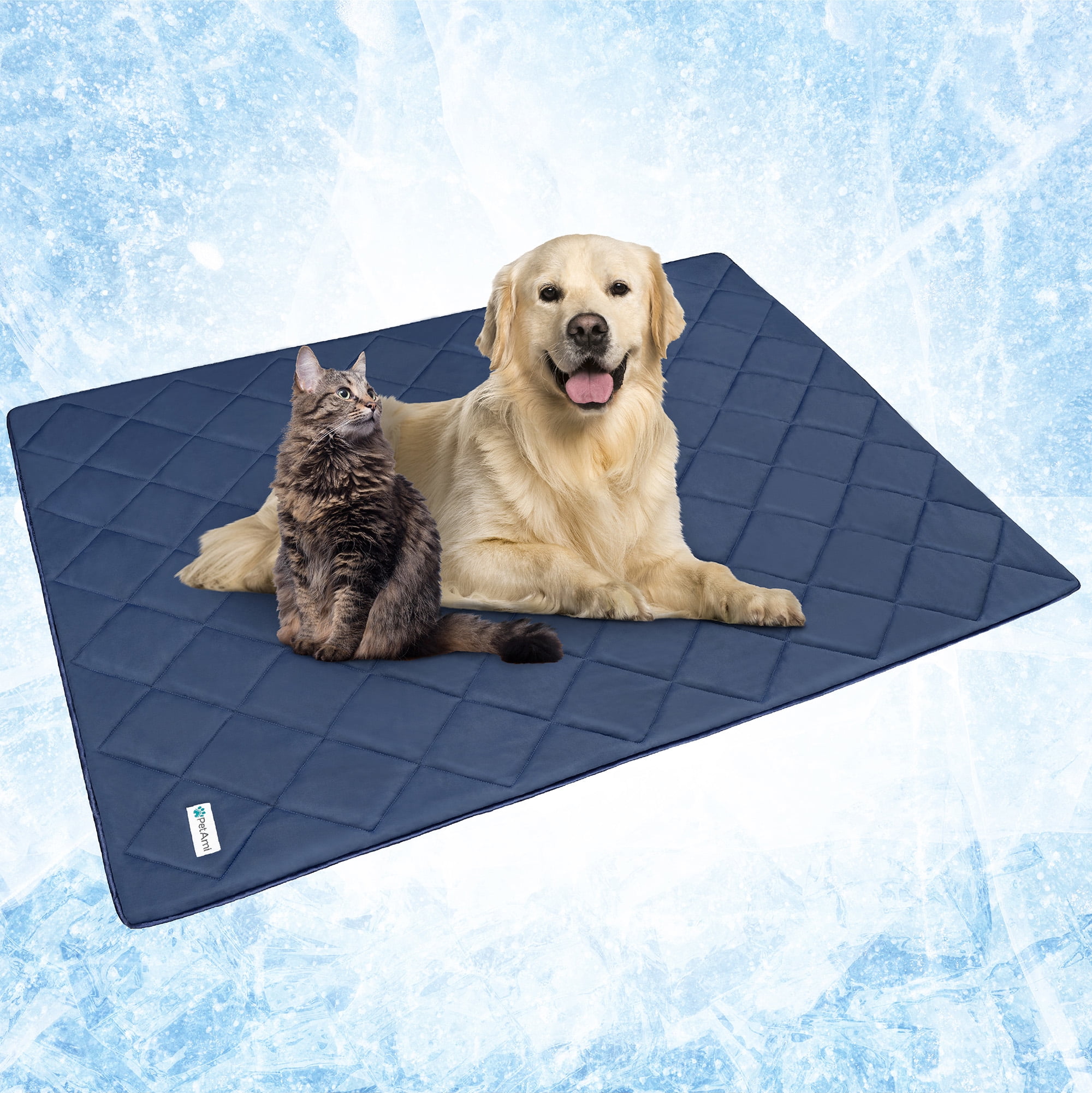 PetAmi Premium Cooling Dog Blanket Lightweight Fluffy Pet Throw Blanket Bed Cover for Dogs Cat Puppies Pet Blanket Furniture Protector Couch
