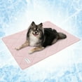 thumbnail image 1 of PetAmi Premium Cooling Dog Blanket | Lightweight Fluffy Pet Throw Blanket Bed Cover for Dogs, Cat, Puppies | Pet Blanket Furniture Protector Couch Sofa | Reversible Fuzzy Cozy | 24x32, Pink, 1 of 7