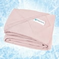 thumbnail image 1 of PetAmi Premium Cooling Dog Blanket | Lightweight Fluffy Pet Throw Blanket Bed Cover for Dogs, Cat, Puppies | Pet Blanket Furniture Protector Couch Sofa | Reversible Fuzzy Cozy | 40x60, Pink, 1 of 8