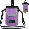 thumbnail image 1 of PetAmi Premium Dog Training Pouch with Poop Bag Dispenser, Purple, 7.5 x 5.5 x 4.5 inches Capacity, 1 of 7