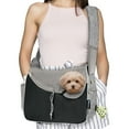 thumbnail image 1 of PetAmi Small Dog Sling Carrier, Soft-Sided Crossbody Puppy Carrying Purse Bag, Adjustable Sling Pet Pouch to Wear Medium Dog Cat Travel, Dog Bag for Traveling, Breathable, Poop Bag Dispenser, Gray, 1 of 7
