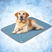 PetAmi Waterproof Dog Cooling Mat Pet Pad for Crate Couch Bed, Blue, 40x60