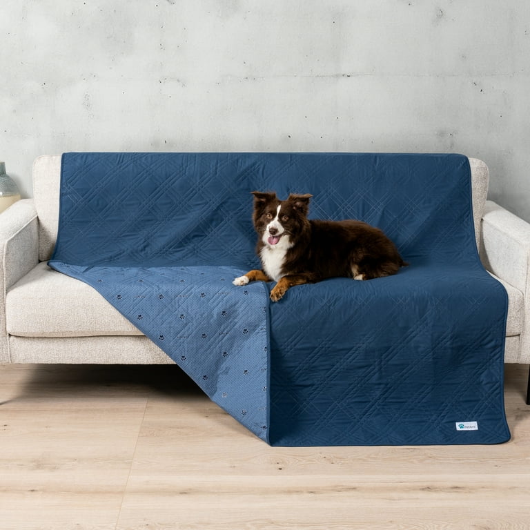 PetAmi Waterproof Couch Cover for Dogs Waterproof Pet Blanket Reversible Furniture Cover Sofa Protector for Pet Cat Bed Washable Waterproof Blanket Dog Cover for Couch Seat 52x82 Blue Walmart
