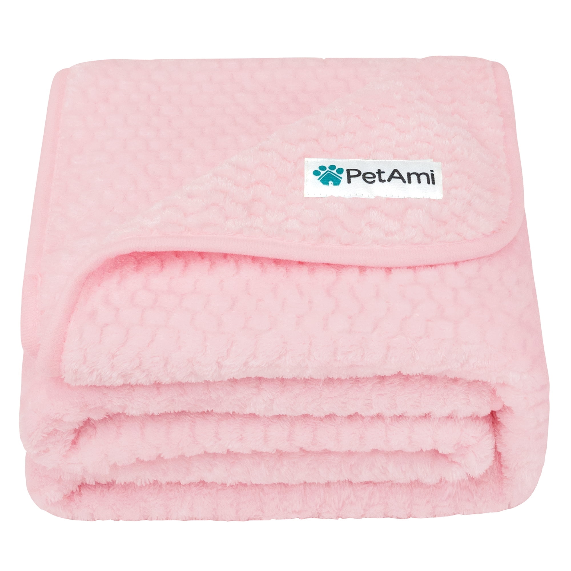 Large Baby Pink Waterproof Fleece Pet Blanket